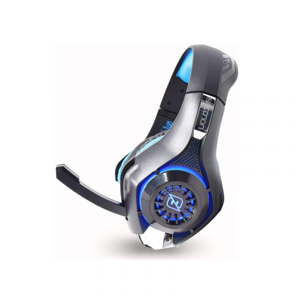 Audifonos Gamer marca Necnon modelo Viper en color azul